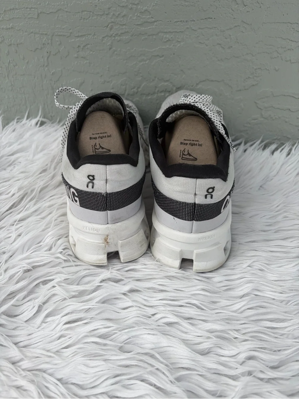On Running White and Black Women's Sneakers